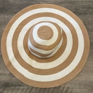 Target brand striped sun hat